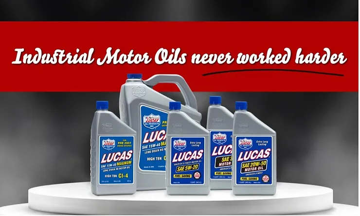 Industrial motor oils never worked harder