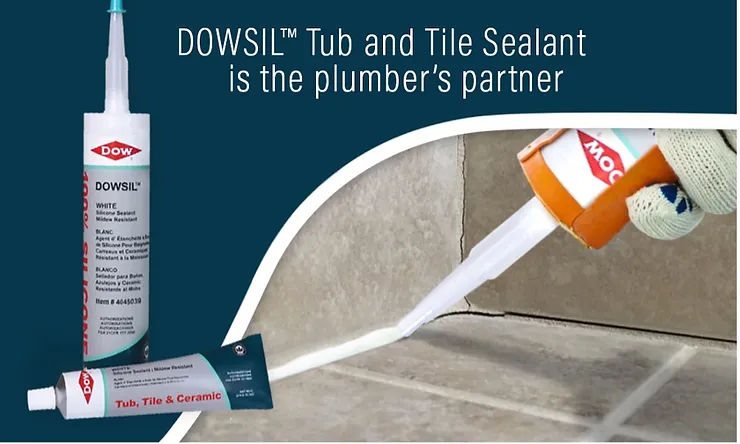 DOWSIL Tub and Tile Sealant is the plumber’s partner