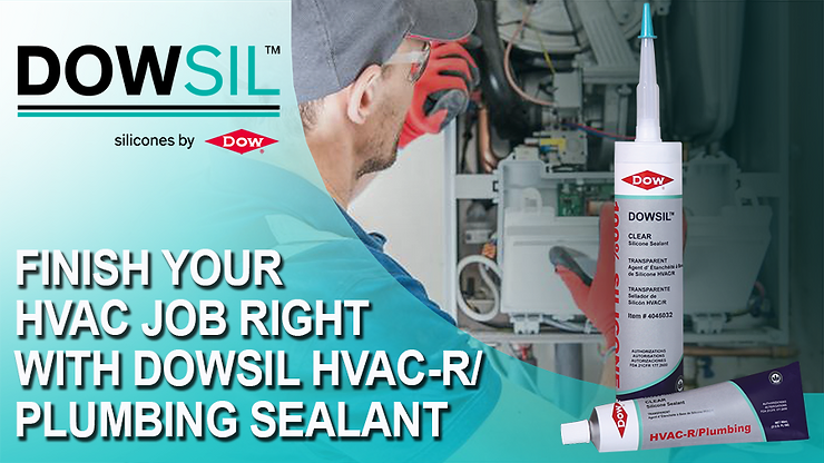 Finish your HVAC job right with DOWSIL sealant