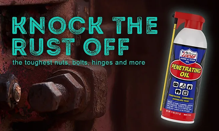 Knock the rust off the toughest nuts, bolts, hinges and more