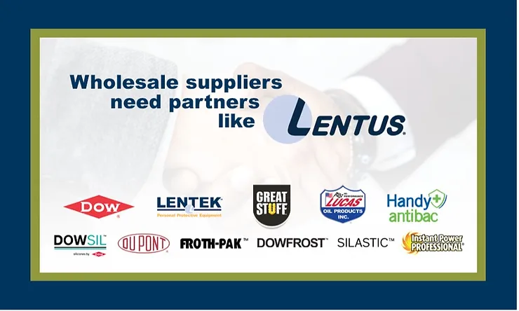 Wholesale suppliers need partners like Lentus.