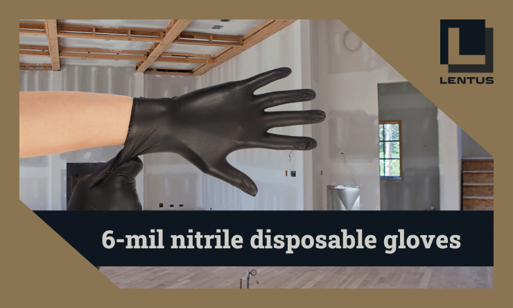 6-mil nitrile disposable glove