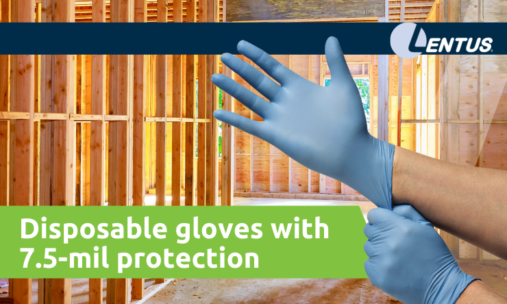Industrial strength disposable gloves