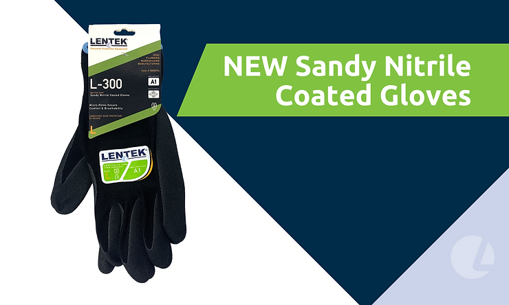 NEW L-300 Sandy Nitrile Coated Gloves