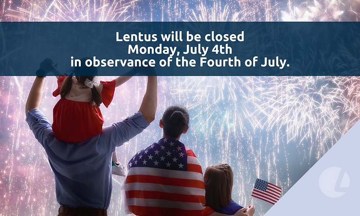 Closed on Monday, July 4