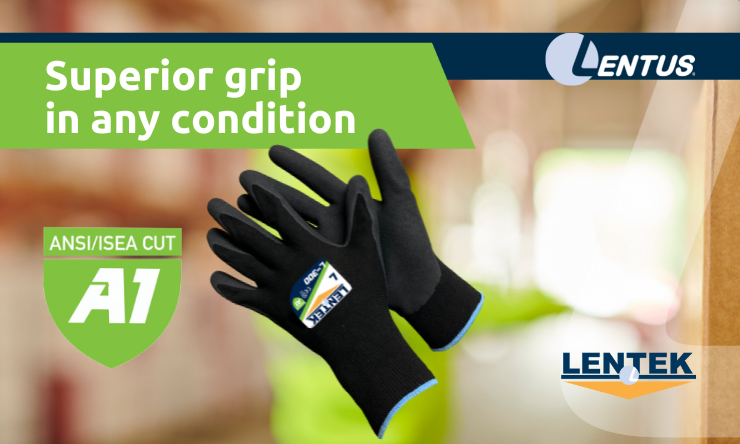 Superior grip work gloves