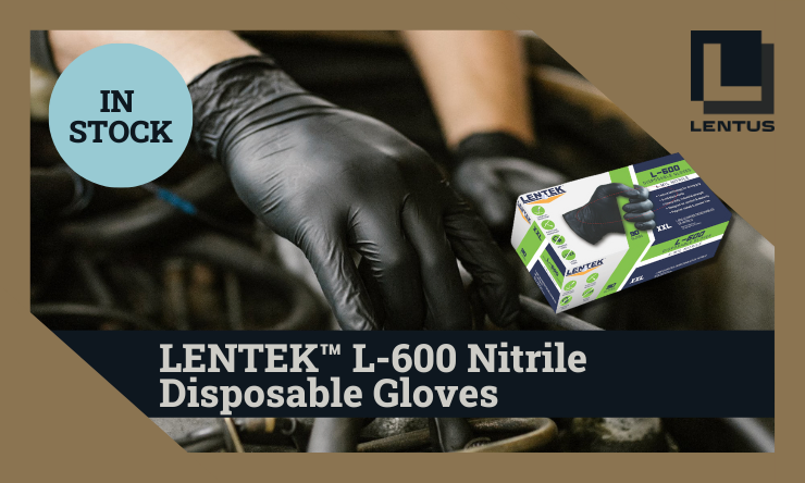 Grip and Protection: LENTEK™ L-600 Nitrile Gloves