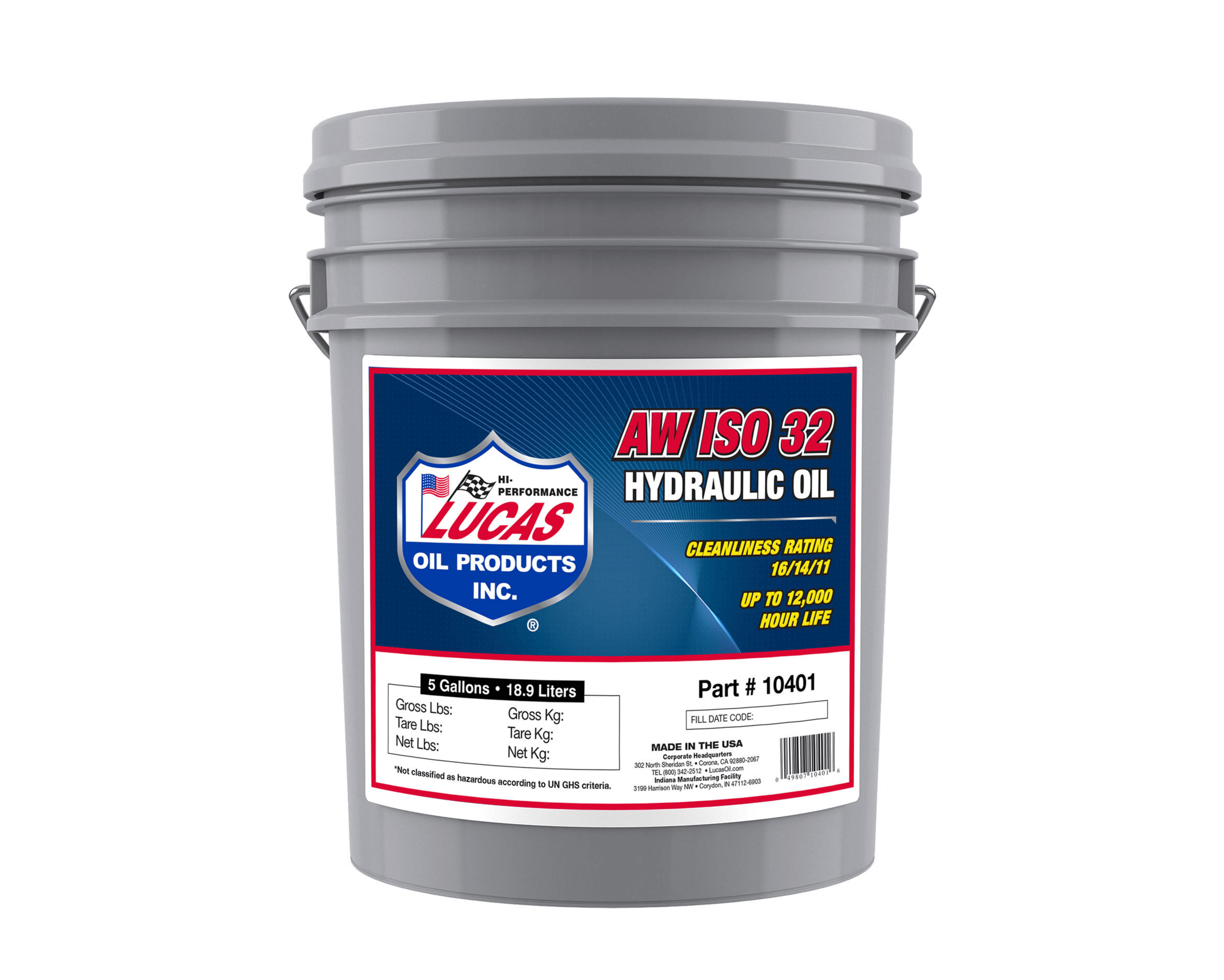 Lucas Oil AW Hydraulic Oils Lentus