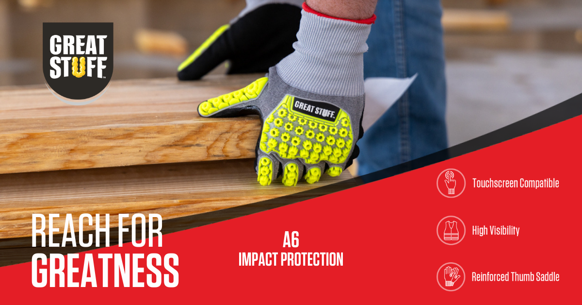 Great Stuff™ Impact Protection Work Gloves IN STOCK