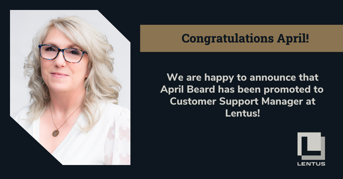 Congratulations April On Your Promotion!