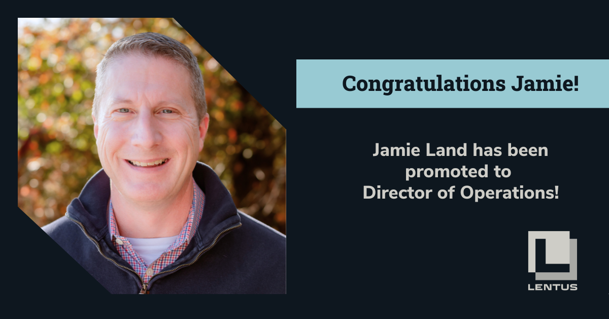 Congratulations Jamie! - Lentus