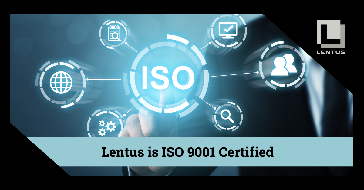 Lentus ISO 9001 Certification