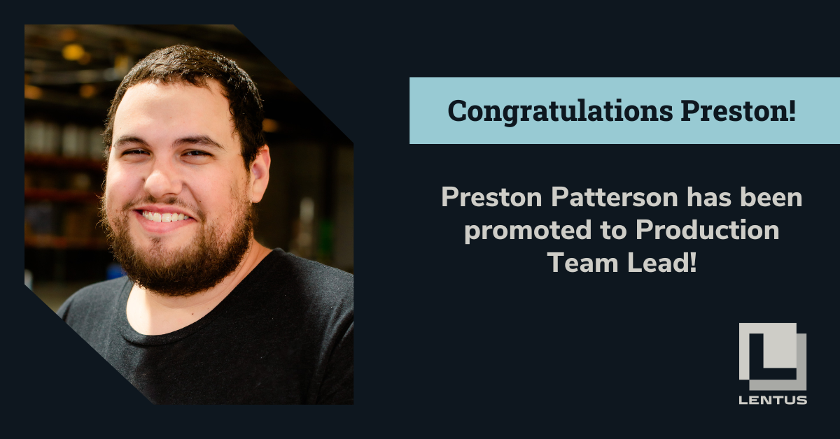 Congratulations Preston!