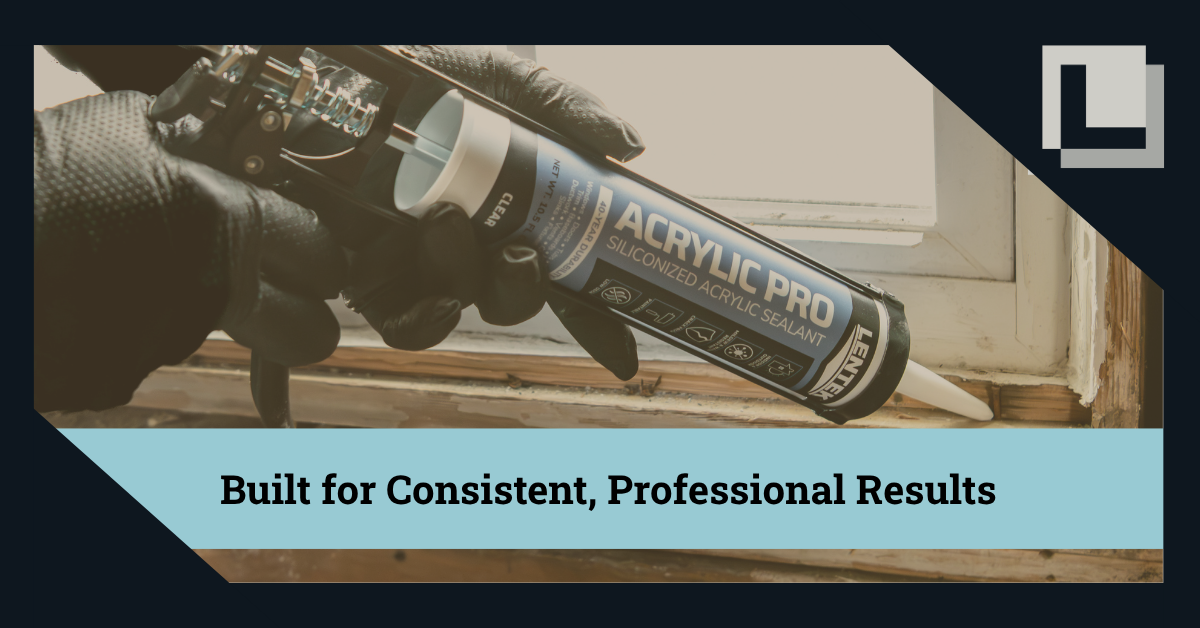 LENTEK™ Acrylic Pro Siliconized Acrylic Sealant