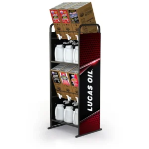 Lucas Oil® Metaline Bag in a Box Oil Rack
