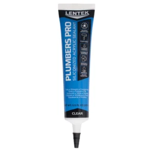 LENTEK™ Plumbers Pro Siliconized Acrylic Sealant